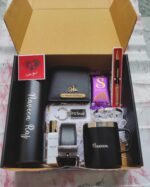Personalized Premium Gift Hamper with Bottle, Wallet & Kada