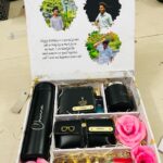 Luxury Personalized White Box Gift Hamper with Photo