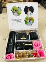 Luxury Personalized White Box Gift Hamper with Photo