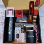 Personalized Premium Gift Hamper with Bottle, Wallet & Pen