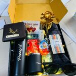 Personalized Premium Gift Hamper with Bottle, Mug & Chocolates