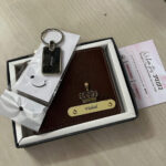 Personalized Wallet & Keychain Gift Set