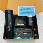 Personalized Mini Gift Hamper with Bottle, Wallet & Mug