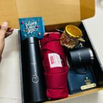 Personalized Gift Hamper with Shirt, Bottle, Dry Fruits & Pen