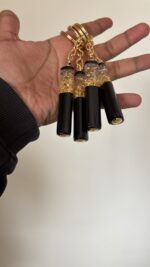 Customised Gold Flake Keychain – Premium Personalized Name Keychain - Image 2